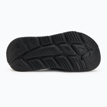 Hoka Ora Athletic Slide Unisex in Black / White running shoe photo 54 | MotionLab