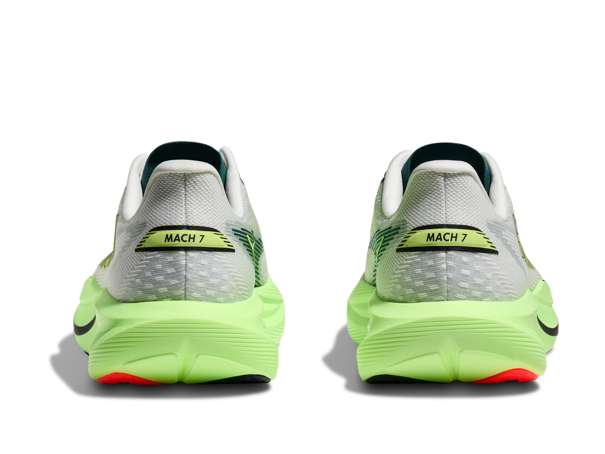 Hoka Mach 7 Women Regular in Frost / Neon Yuzu running shoe photo 5 | MotionLab