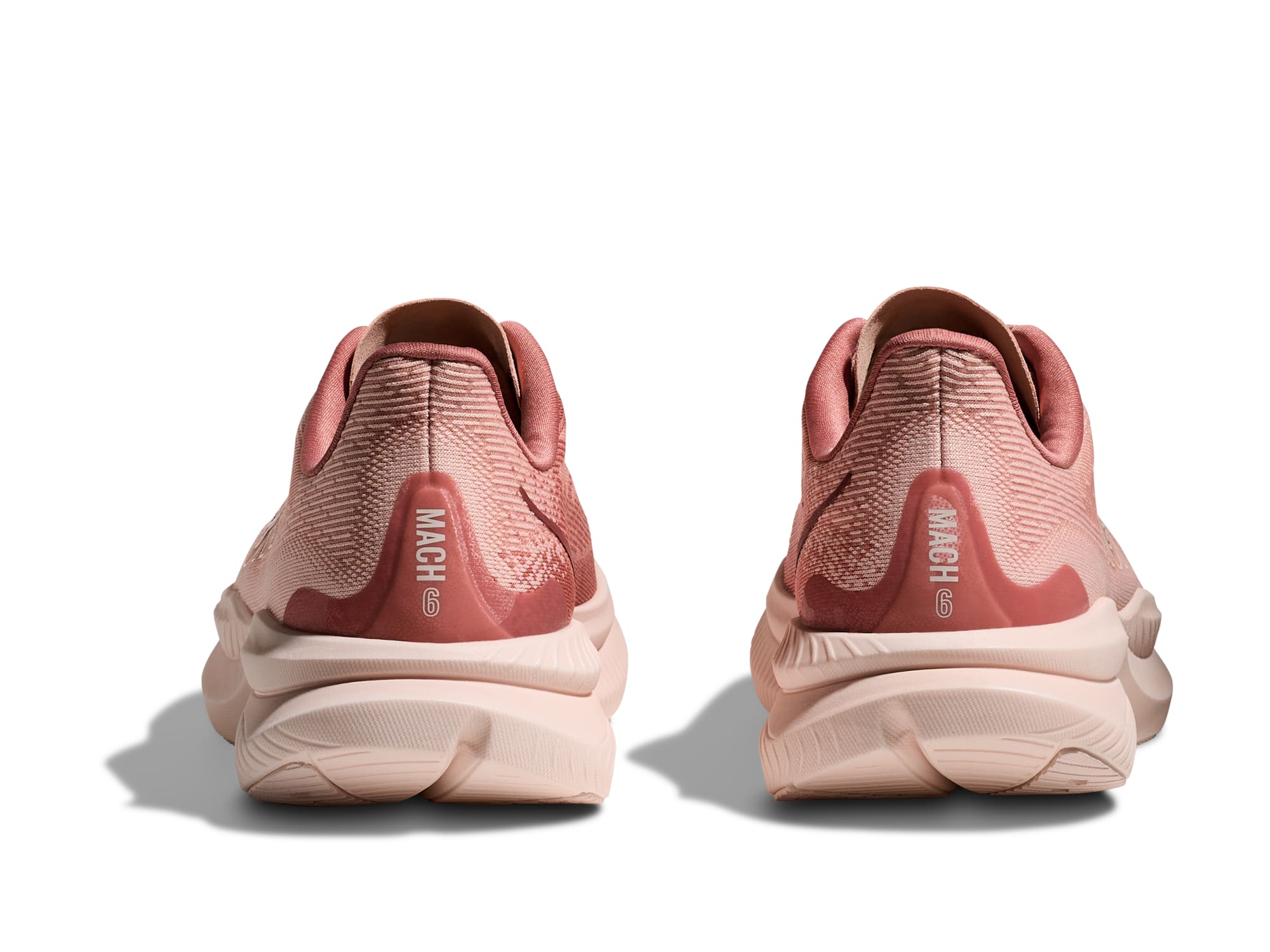 Hoka Mach 6 Women Regular in Rose Latte / Blush running shoe photo 5 | MotionLab