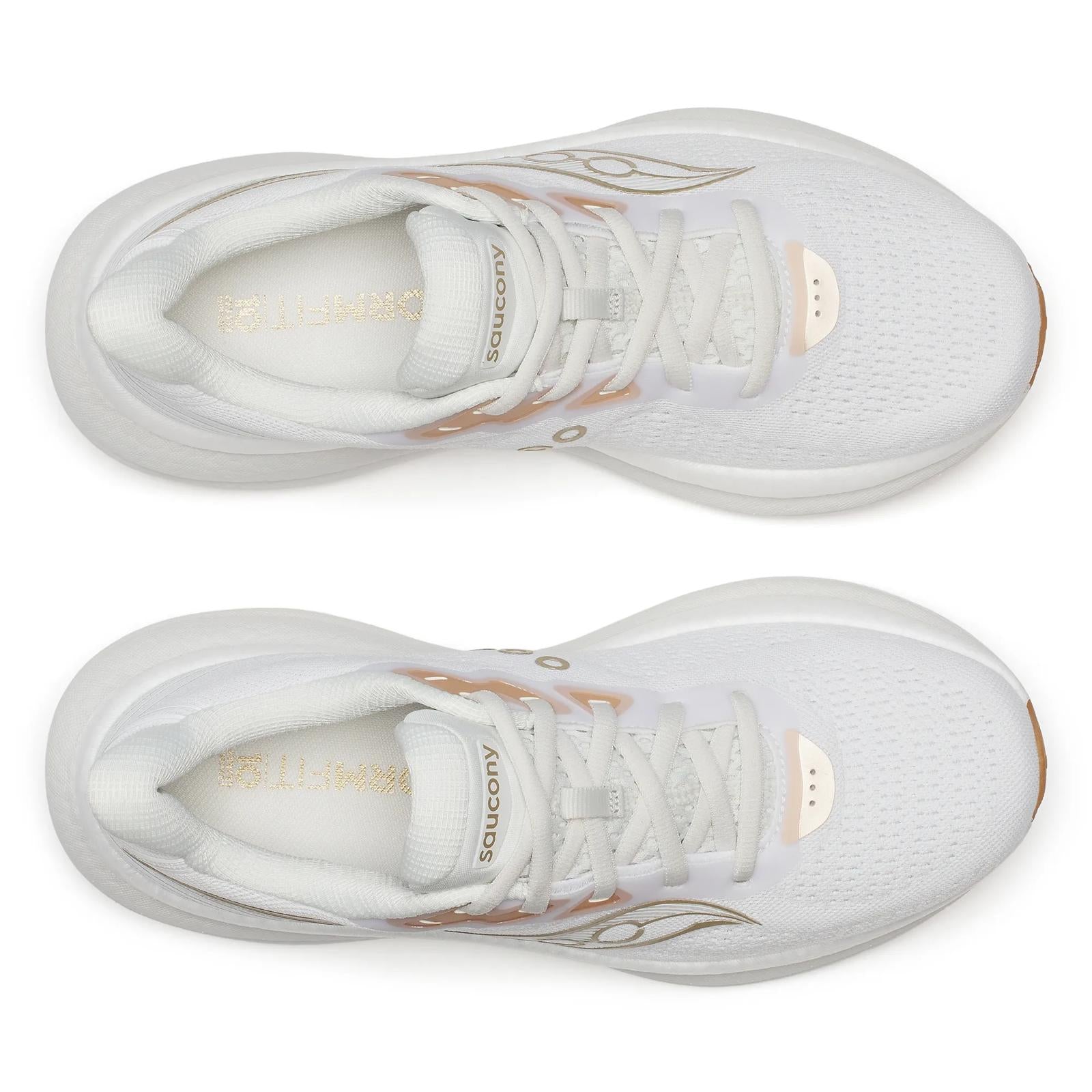 Saucony Triumph 23 Women Regular in White / Arctic running shoe photo 5 | MotionLab