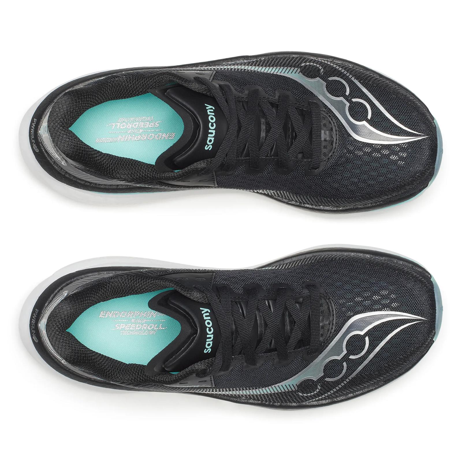 Saucony Endorphin Azura Women Regular in Black / Aqua running shoe photo 5 | MotionLab
