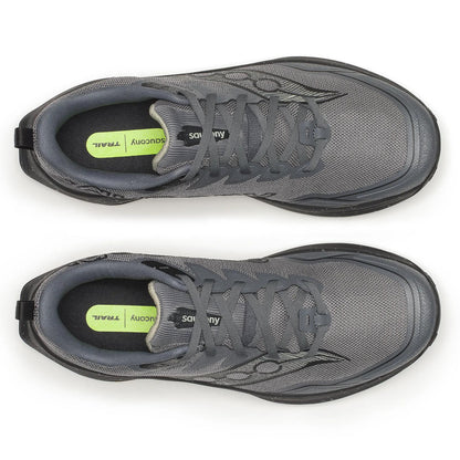 Saucony PEREGRINE 16 Men Wide in Carbon / Black running shoe photo 5 | MotionLab