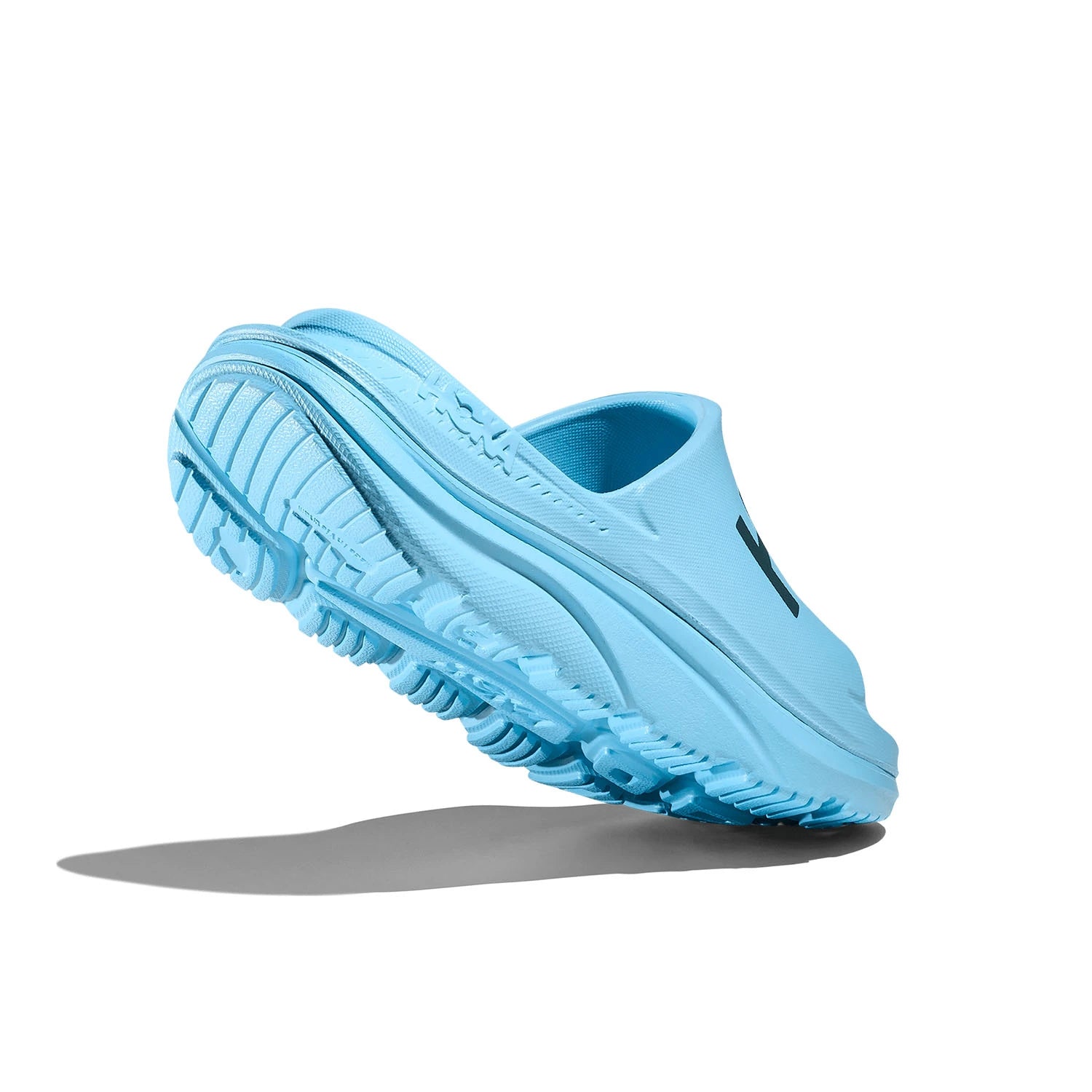 Hoka Ora Athletic Slide Unisex in Soaring Blue / Faded Navy running shoe photo 64 | MotionLab