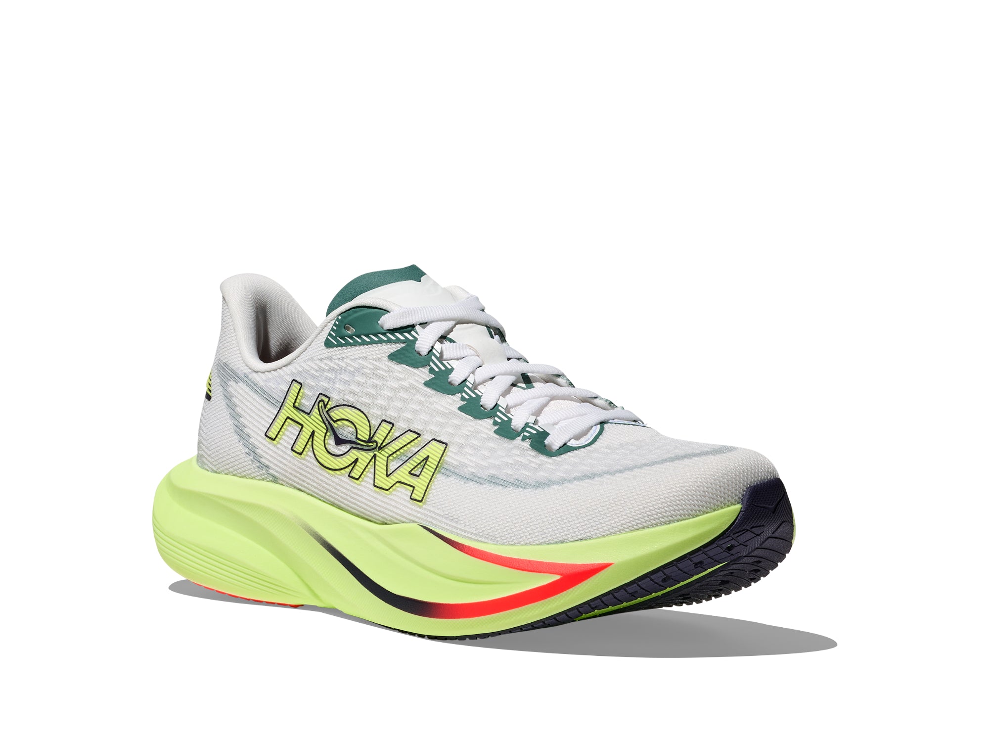 Hoka Mach 7 Women Regular in Frost / Neon Yuzu running shoe photo 6 | MotionLab