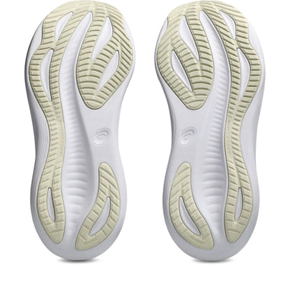 ASICS Gel Nimbus 27 Men Regular in Midnight / Vanilla — sole view | MotionLab