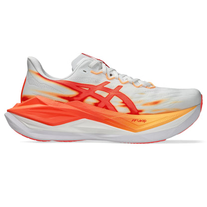 ASICS Superblast 3 Unisex Regular in White / Orange Glow — opposite side view | MotionLab