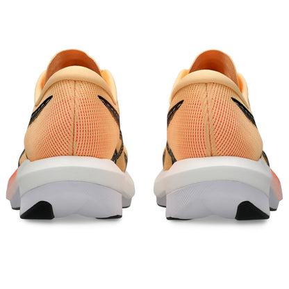 ASICS Magic Speed 5 Unisex Regular in Orange Glow / Black — back view | MotionLab