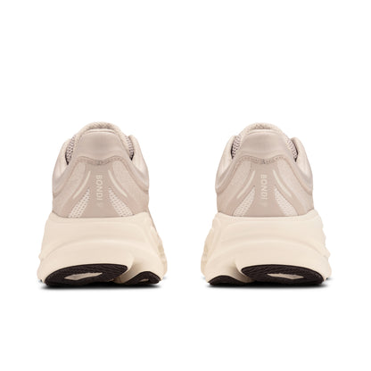HOKA Bondi 9 Men Regular in River Rock Grey / Alabaster — angle 5 view | MotionLab