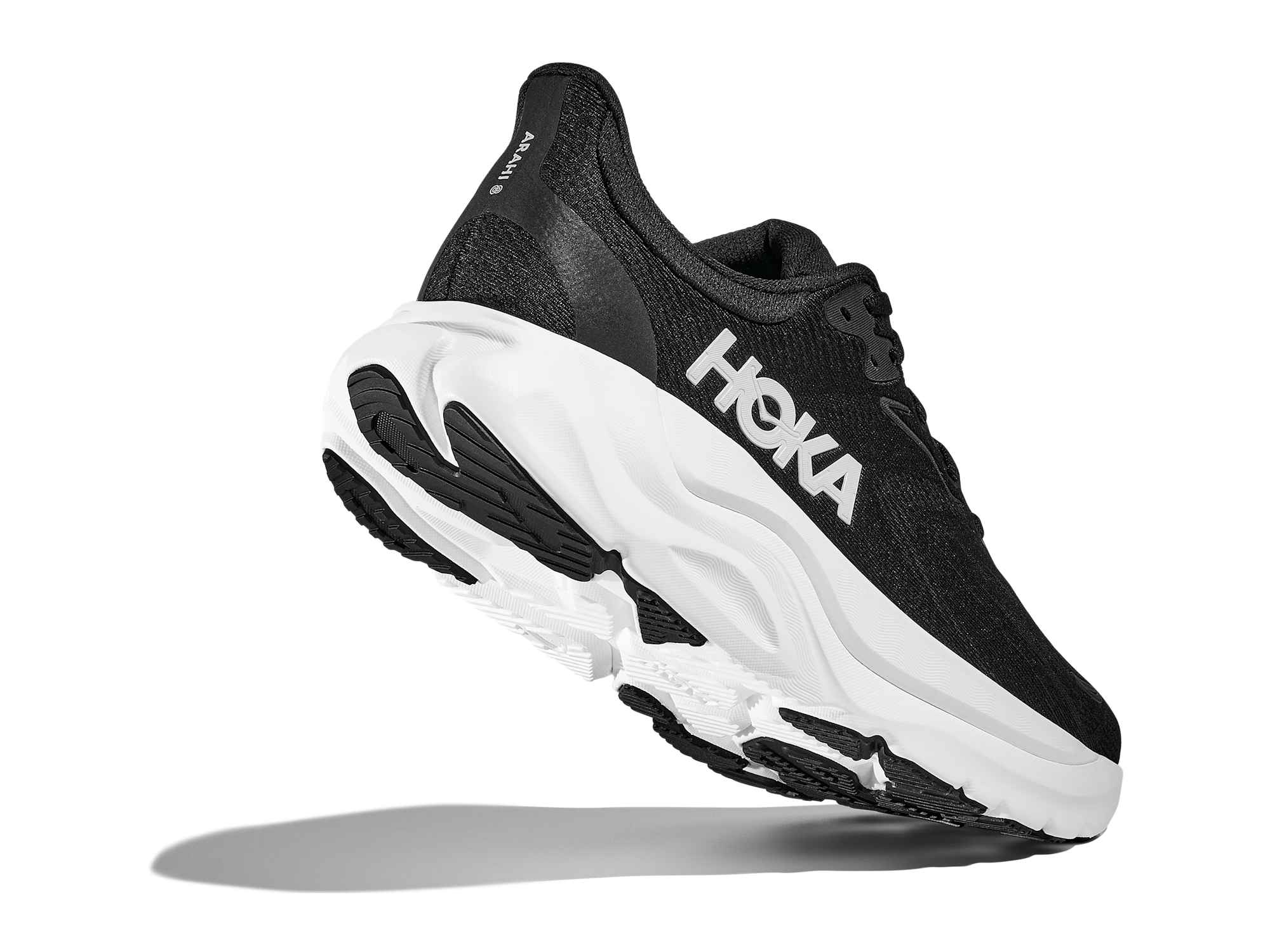Arahi 8 Wide in Black / White running shoe photo 8 | MotionLab
