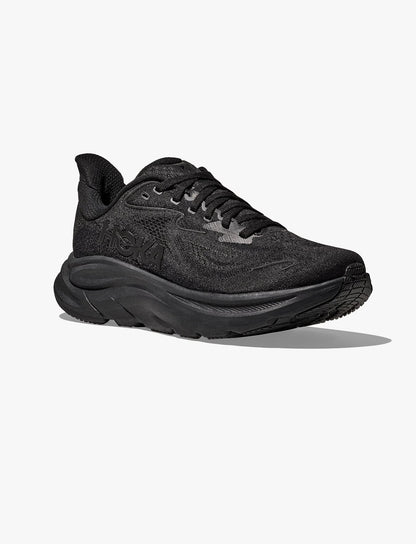 Clifton 10 Black Wide in Black / Black running shoe photo 1 | MotionLab