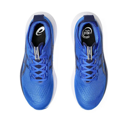 Gel Nimbus 27 Men in Blue running shoe photo 3 | MotionLab