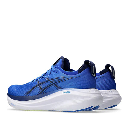 Gel Nimbus 27 Men in Blue running shoe photo 5 | MotionLab