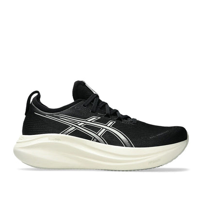 Gel Nimbus 27 Men Wide in Black / Lake Grey running shoe photo 2 | MotionLab