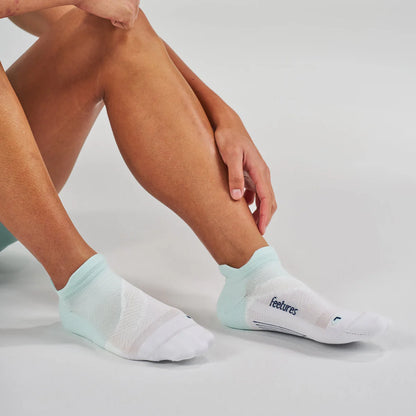 Feetures Elite Running Socks - Short in Blue Green running socks photo 35 | MotionLab