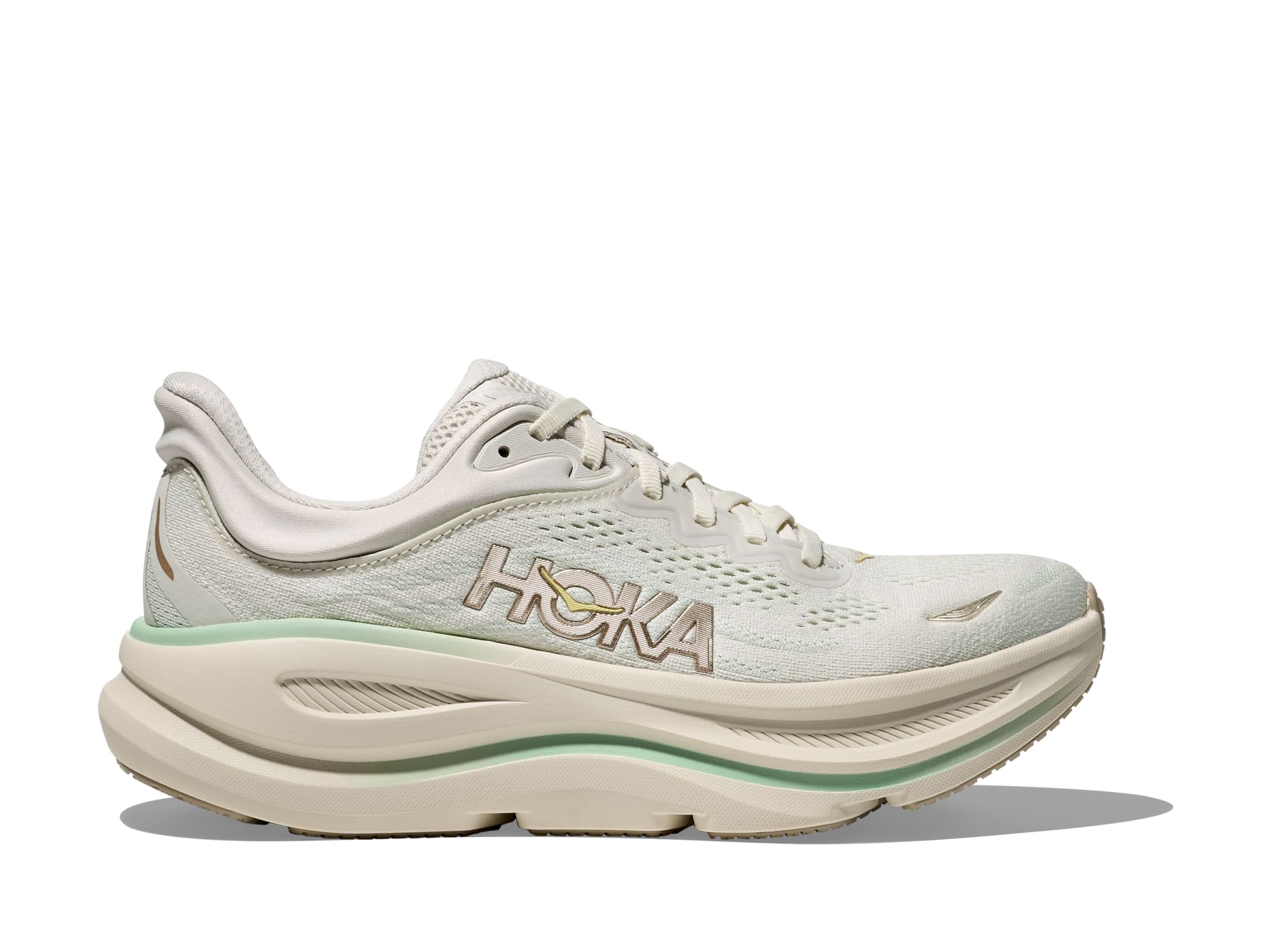Bondi 9 Women Regular in Truffle Salt / Sea Glass running shoe photo 20 | MotionLab