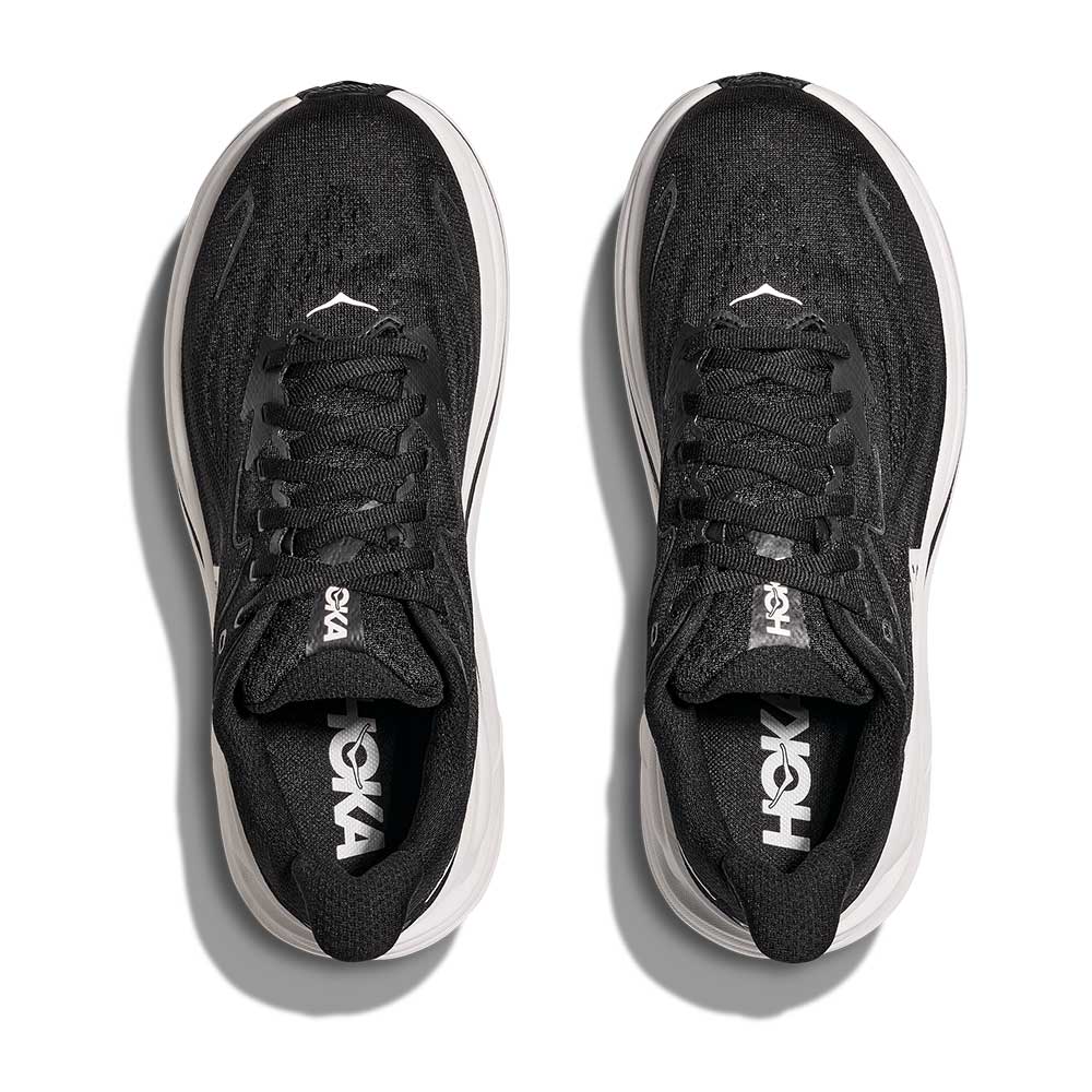 Hoka Clifton 10 Wide in Black / White running shoe photo 12 | MotionLab