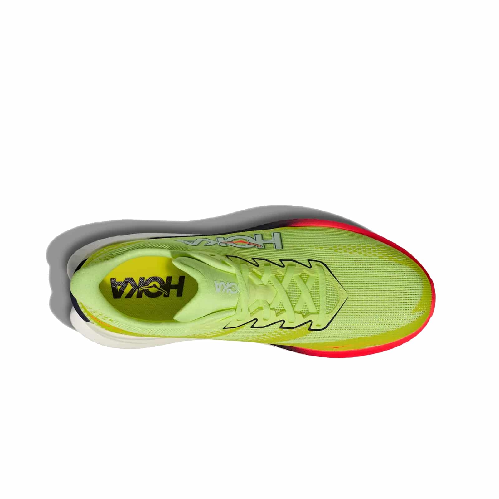 Mach X 3 Men Wide in Neon Yuzu / Squid Ink running shoe photo 3 | MotionLab