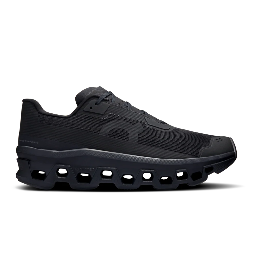 Cloudmonster Void in Black Black running shoe photo 11 | MotionLab