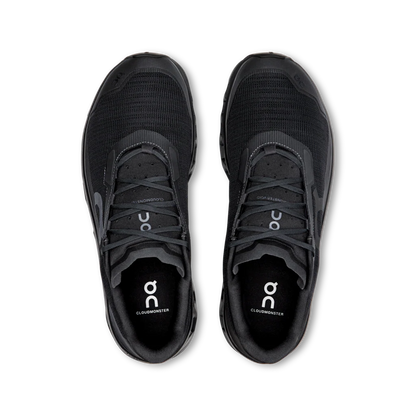 Cloudmonster Void in Black Black running shoe photo 12 | MotionLab