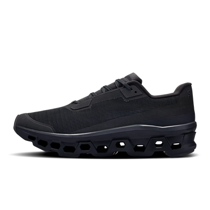 Cloudmonster Void in Black Black running shoe photo 14 | MotionLab