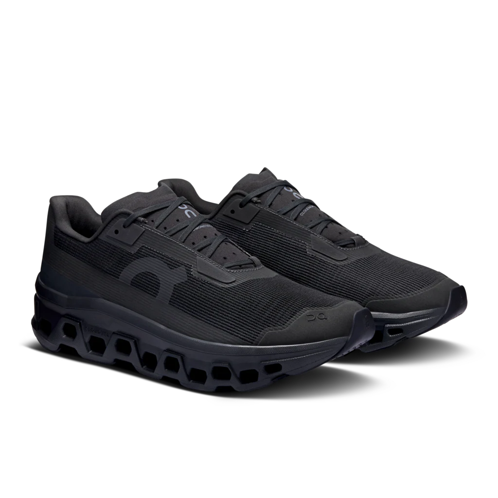 Cloudmonster Void in Black Black running shoe photo 16 | MotionLab