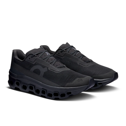 Cloudmonster Void in Black Black running shoe photo 16 | MotionLab