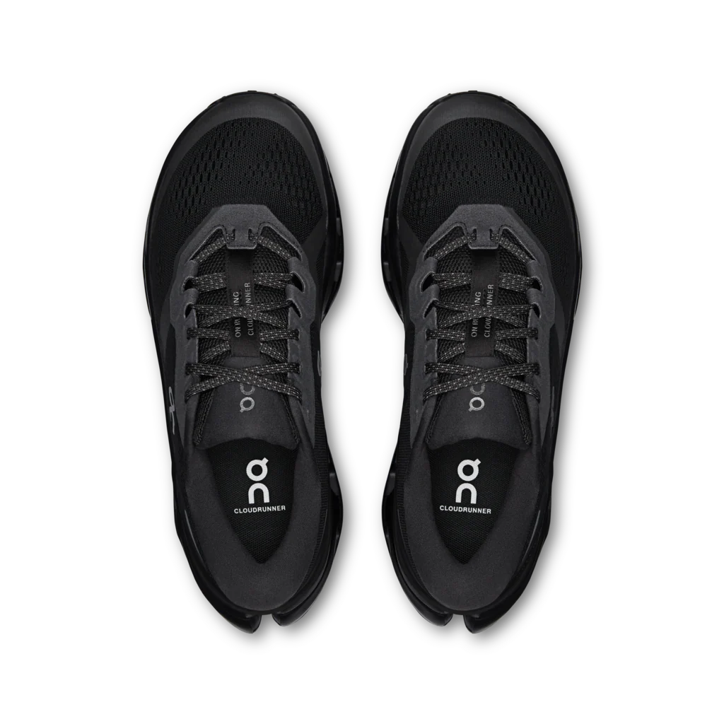 On Cloudrunner 3 Men Wide in Black / Black running shoe photo 4 | MotionLab
