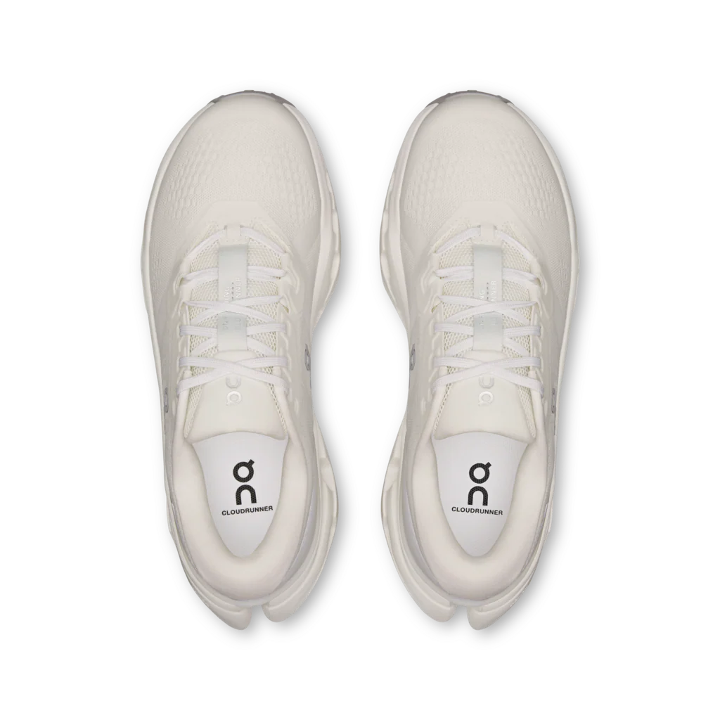 On Cloudrunner 3 Women Wide in White / Ivory running shoe photo 3 | MotionLab