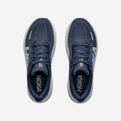 Hoka Clifton Pro Men Wide in Varsity Navy / Soft Cobalt running shoe photo 6 | MotionLab