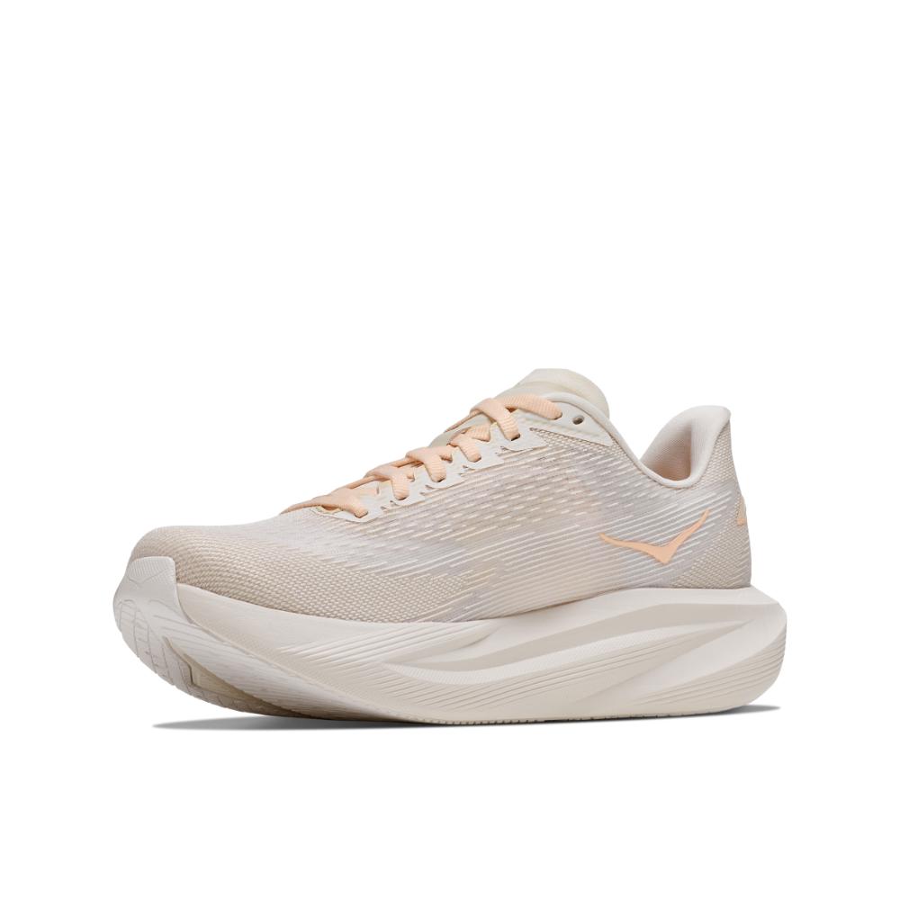 Hoka Mach 7 Women Wide in Oat Milk running shoe photo 2 | MotionLab