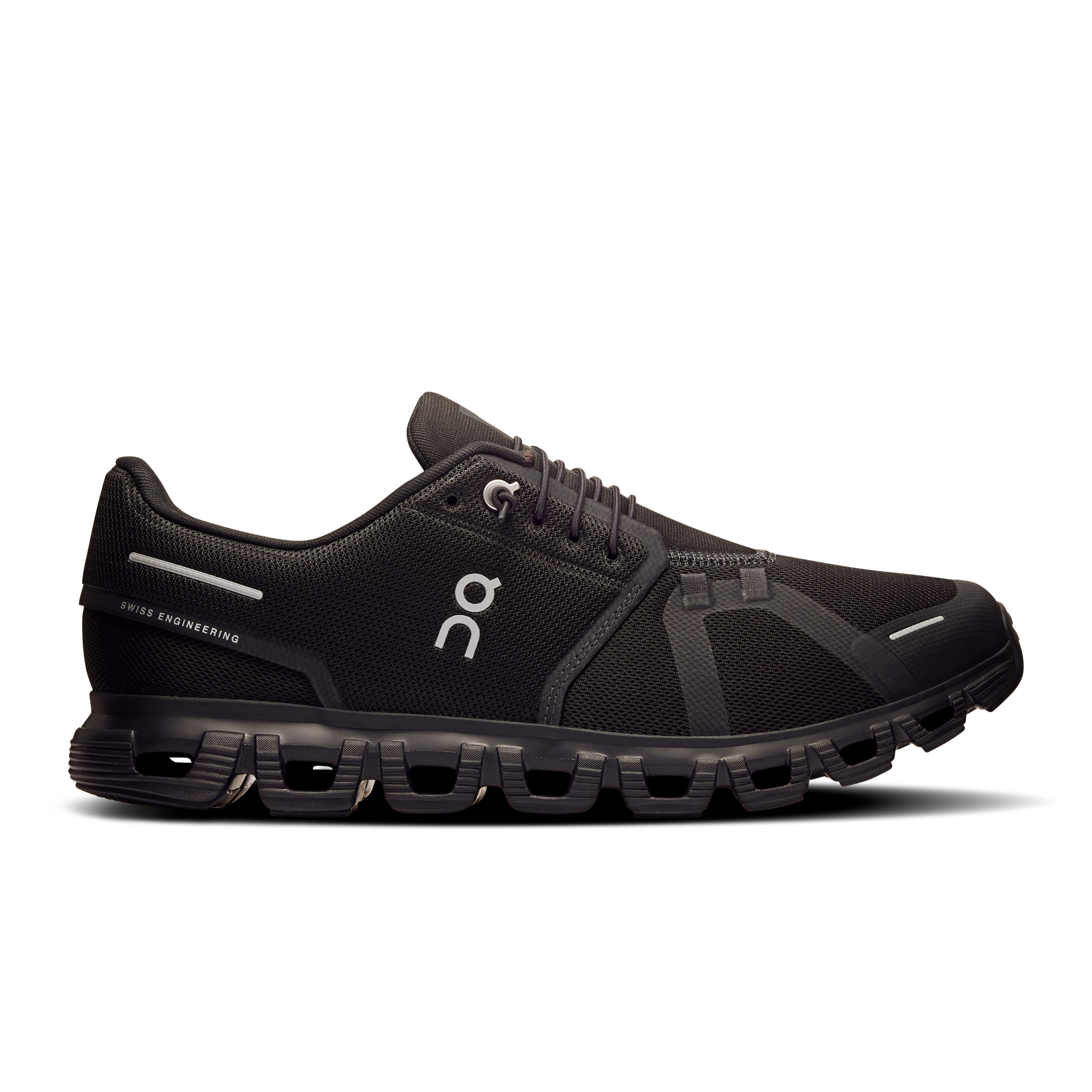 Cloud 6 Men in Black Black running shoe photo 14 | MotionLab