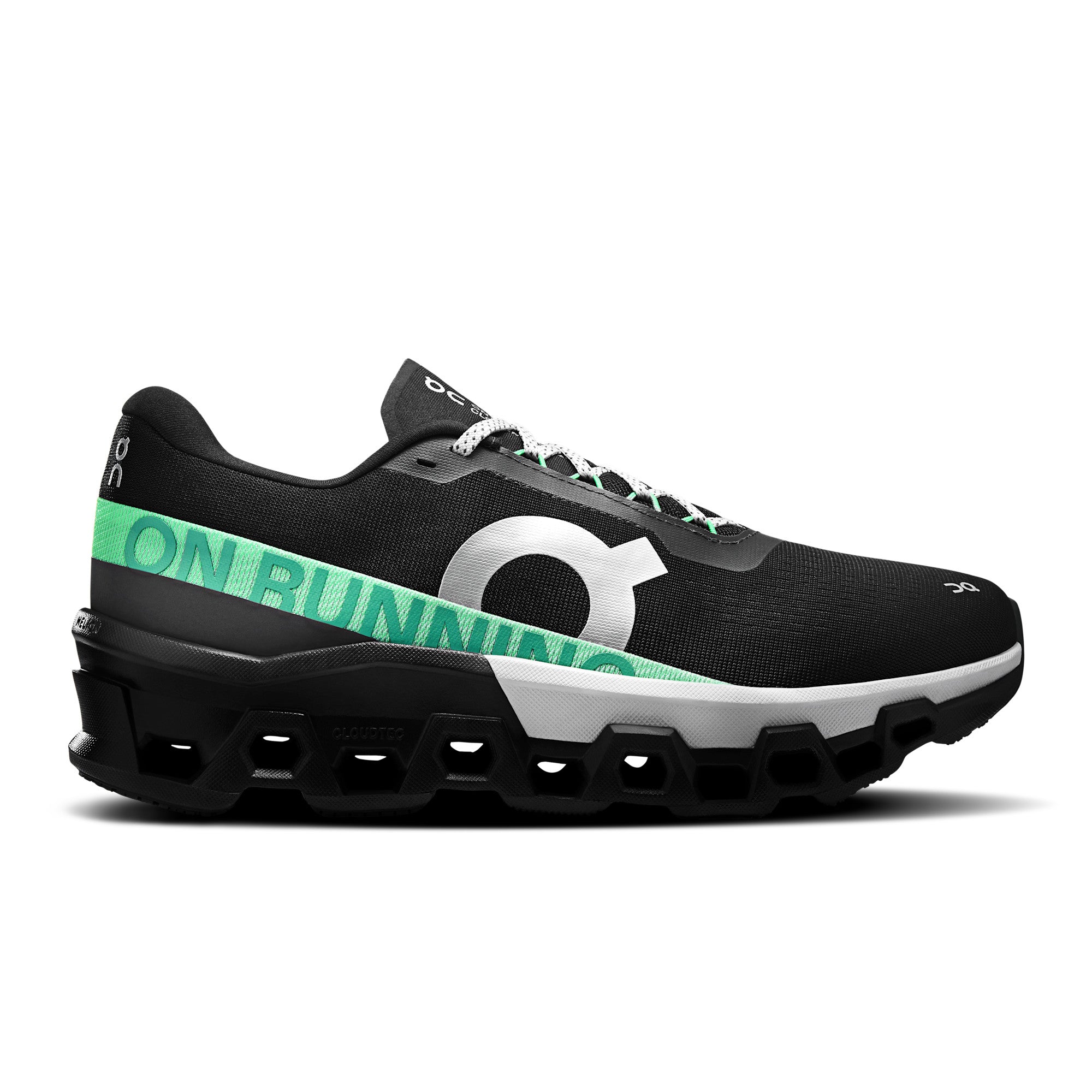 On Cloudmonster 2 Men in Black / Glacier running shoe photo 1 | MotionLab